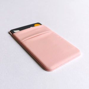 Pink Lycra Card Holder
